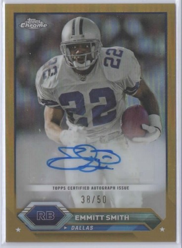 2023 Topps Composite Emmitt Smith Gold Chrome Auto /50