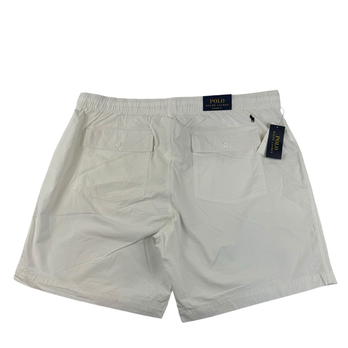 Polo Ralph Lauren Utility White Mens Cotton Short Size 2XB 2XL NWT 138$