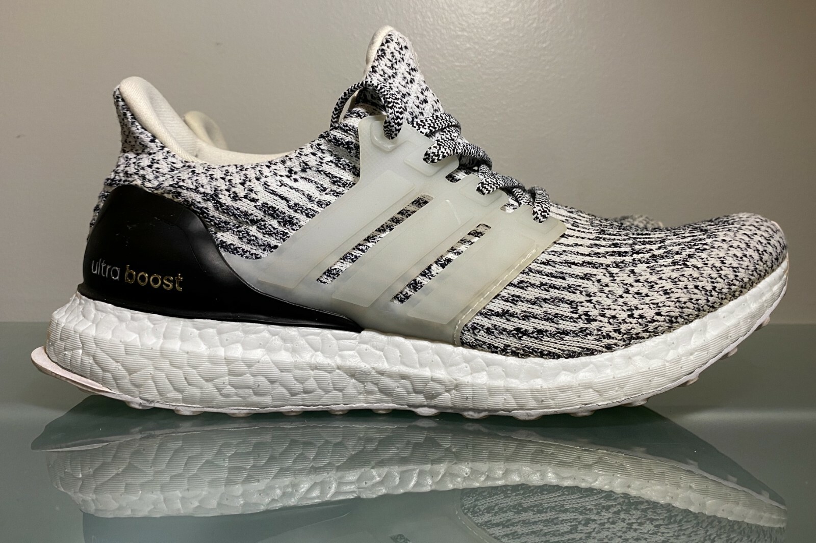 ultra boost black silver 3.0