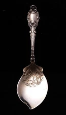 Gorham Virginiana; Antique Sterling; Art Nouveau Style Jelly Knife; 1904