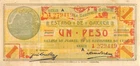 Mexico / Oaxaca De Juarez 1  Peso 15.11.1915  Series A  Circulated Banknote TX6
