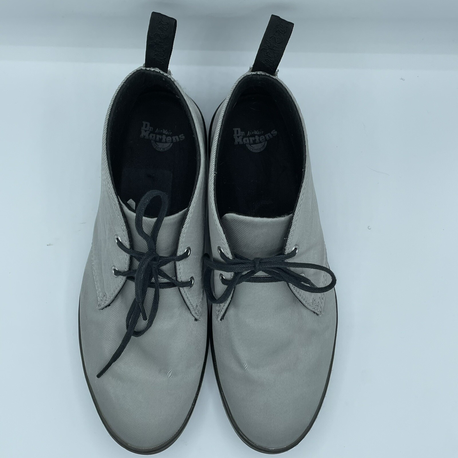 Dr Doc Martens Women's Daytona Boots US 9  Silver Nylon Lace Up Chukka Bootie thumbnail 7