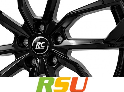 RC-Design RC34 schwarz lackiert 7x17 