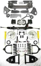 1947 54 Chevy Truck Mustang II Power Front End Suspension Stock Slotted Bolt On