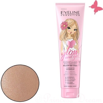 Eveline Glow And Go Body Lotion mit Glitzer Shimmer