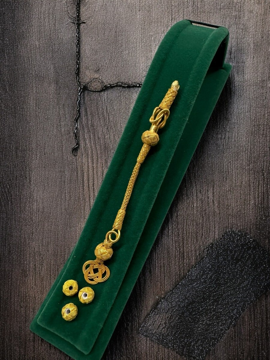 Pompon (tassel) Pour Chapelet/tasbih - Argent 925 Main Tricoté - Design Spécial Trabzon