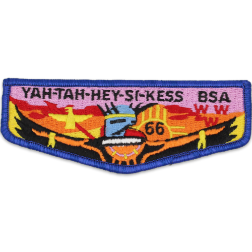 S13c Yah-Tah-Hey-Si-Kess Lodge 66 Flap Great Southwest Area Patch BSA OA NM - Afbeelding 1 van 2