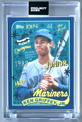 TOPPS PROJECT 2020 #394 KEN GRIFFEY, JR by Sophia Chang 1989 MARINERS  FREE SHIP