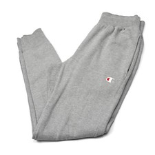 VTG Champion Reverse Weave Sweatpants Gray Warmup Thick Sweat Pants Mens Small