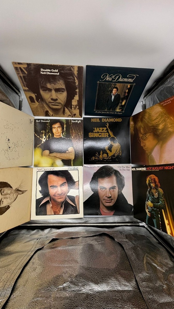 Pack of 10 Neil Diamond Vinyl Records 