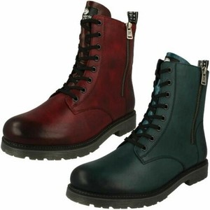 Mujer Remonte Estilo Combate Forro Cálido Botas 'D4871' | eBay