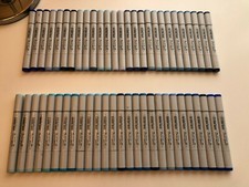 Copic Sketch B Blue Colors Set 54 Markers