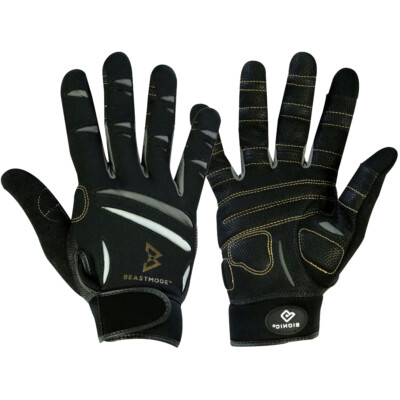 Bionic Men's BeastMode Full Finger Fitness Gloves - Black