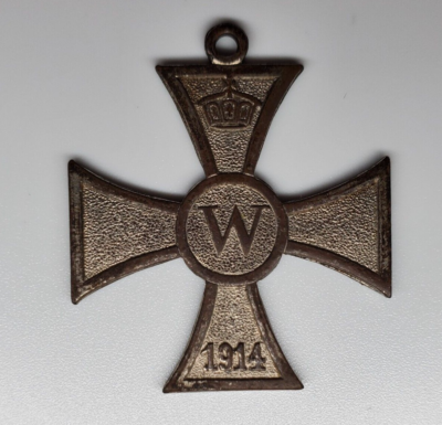 Cross ★IRON ドイツ帝国陸軍 1914’s★ PENDANT Quenzer & Klein By 1914 Class 2nd Cross Iron German WW1 ★WW1 個人装備