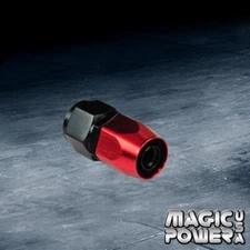 Black Billet AN6 -6AN Straight Swivel Oil/ Fuel/Gas Hose Line Fitting Adaptor