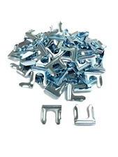The Stop Shop Silver Zinc Flex Hose Retaining Clips (Pack of 125)