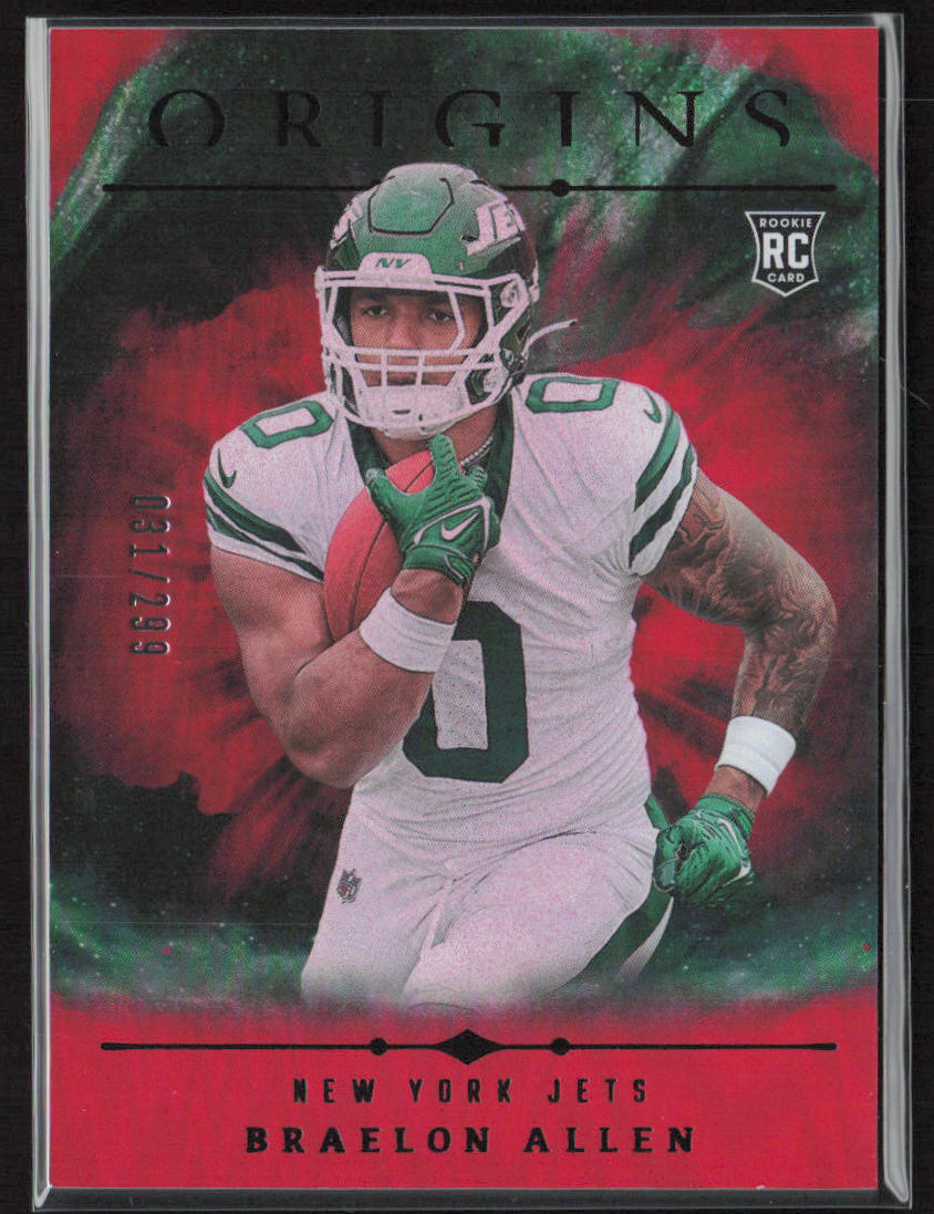 2024 Panini Origins #101 Braelon Allen Holo Red #/299