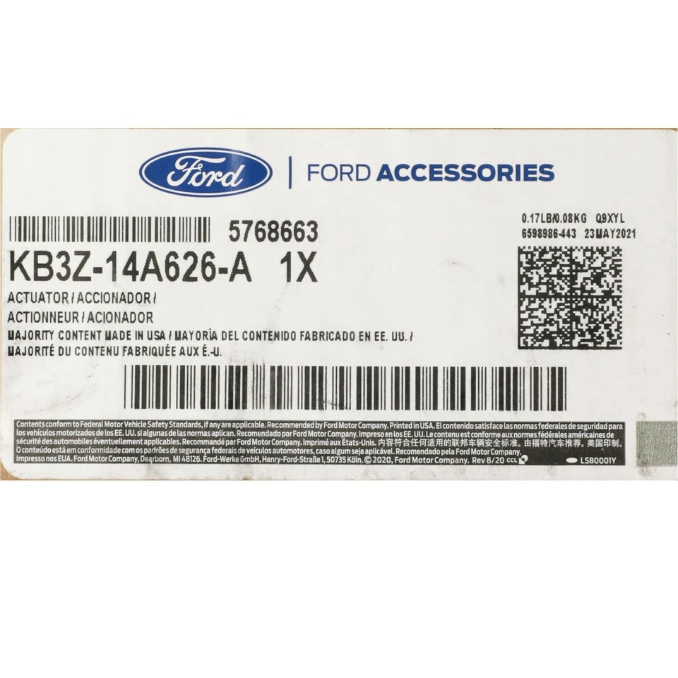 Ford Serie F 1998-2017 sin llave número puerta llave teclado OEM Foto 4 de 4