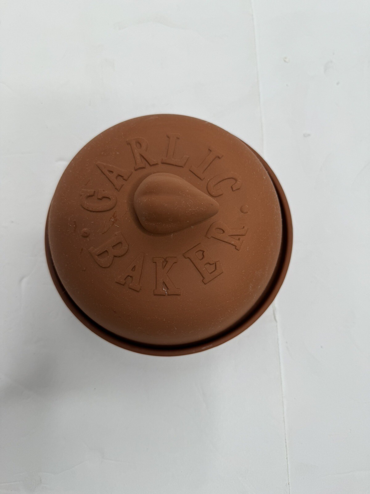 Terra Cotta Oven & Microwave Compatible Garlic Baker Bakeware Ovenware