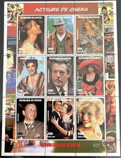 Senegal  1998 Marilyn Monroe Sinatra Loren Deneuve etc M/S #YT1295-YT1303 MNH