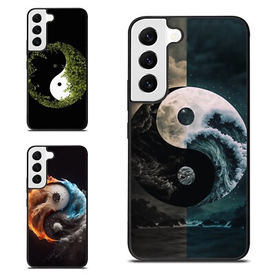 Hard Case art yin and yang pattern For Samsung Galaxy Z Fold Flip 3 4 5 6