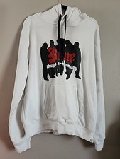 Bone Thugs N Harmony Large Hoodie Sweatshirt White/ Black Decal DesertDunes Rare