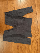 Seamless Dark Gray High-Waisted Leggings Size Small