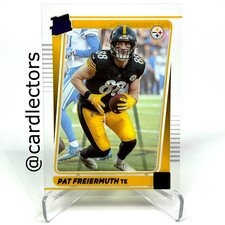 2021 Panini Clearly Donruss PAT FREIERMUTH #81 Rated Rookie Purple SP STEELERS