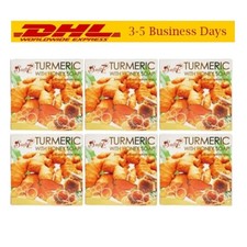 6x Soap Bars Soft7 K.Brothers Turmeric with Honey Skin Care Natural Herbal 120 g