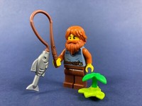 Lego® Angler Fischer Angel Pflanze Rute Bart Kingdoms Figur Mittelalter Castle