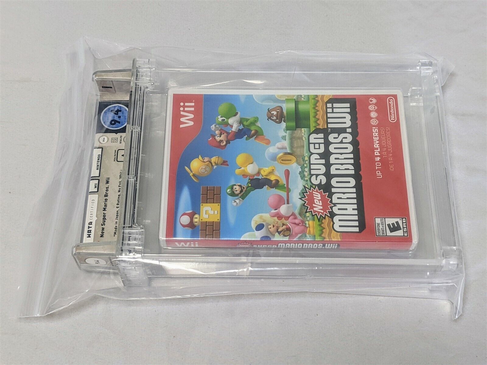 New Super Mario Bros. Wii (Wii) [Wata Graded, 9.4 A++ Seal w/ Deep Bad –  Retro Raven Games