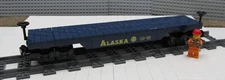 Custom Train Alaska Flat Car -Please Read Item Description-