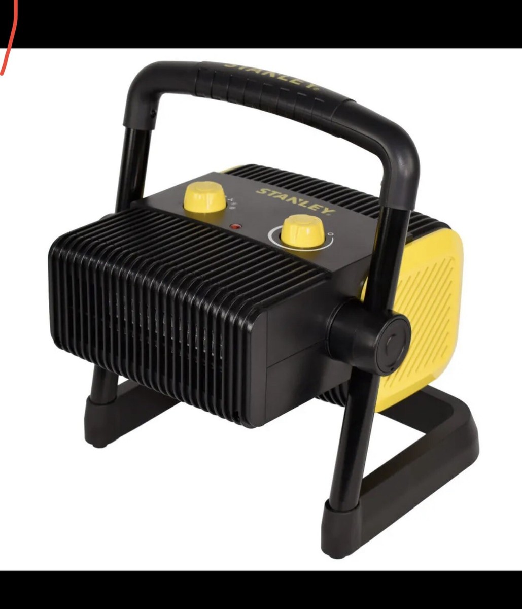 Stanley 5,100 BTU Electric Fan Heavy-Duty Space Heater with Adjustable Heat  Ang | eBay