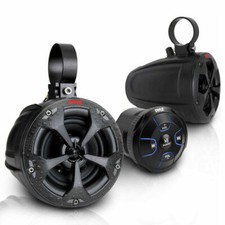 Pyle PLUTV46BTA 800W 4 inch Waterproof ATV Marine Speakers with Bluetooth...