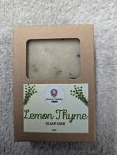 Lemon Thyme and Lavender Oil handmade bar Soap - lavender grown on our farm 