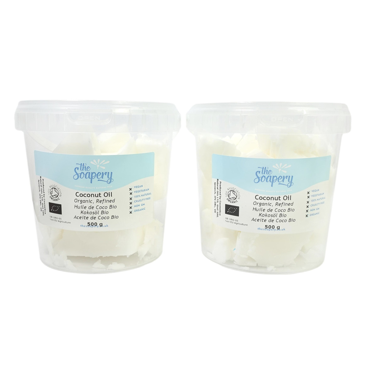 Coconut Oil - 1kg - Organic Refined Pure Natural Base Oil