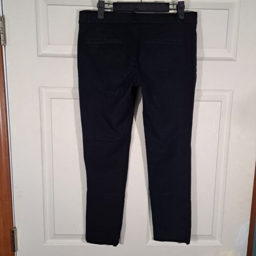 Banana Republic Pants Size 4 Sloan Stretch Chino Slim Fit Straight Black - Picture 2 of 13