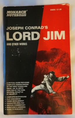 Monarch Notes On Joseph Conrad's Lord Jim and Other Works