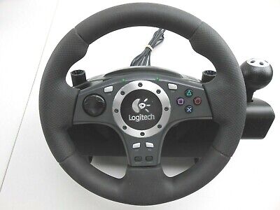 LOGITECH DRIVING FORCE Pro GT E-UJ11 Steering Wheel Shifter & Pedals PC PS2  PS3 $65.00 - PicClick