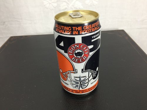 1995 Cleveland Browns vs Pittsburgh Steelers Iron City Bier - VOLLBIER & NEU - Bild 4 von 9