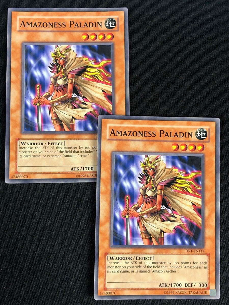 YUGIOH AMAZONESS PALADIN DR1-EN114 COMMON X2 (NM) | eBay