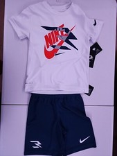 NWT Boys Nike DRI-FIT 3Brand 2pc Set Size 6 8Q0643-U90