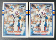 ( 2 ) 1989 TOPPS TRADED Steve Atwater Rookies #1 Pick Denver Broncos