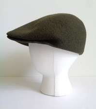 Kangol Seamless Wool 507 Men's Size Large Hat Cap Army Green Vintage British