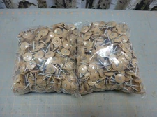 5+lbs ~1500 pcs 1-1/2" Electrogalvanized Plastic Cap Roofing Nails Huttig-Grip