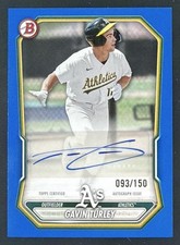 2026 Bowman Gavin Turley #BPA-GT Prospect Retail Auto Blue Border /150