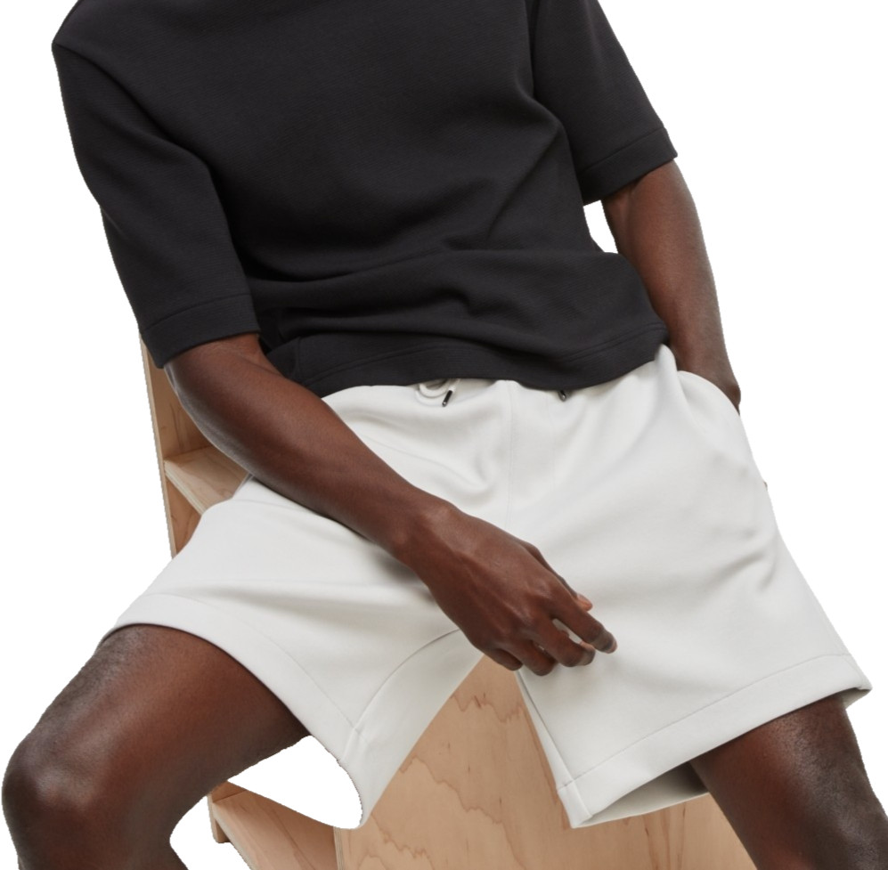 Mode of One Men's Regular Fit Pull On Track Shorts Bleached Oak XXL