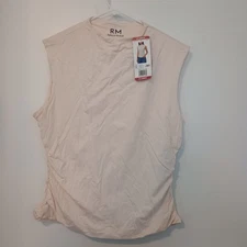 XL ecca MinkoffRM by Rebecca Minkoff Women's Tank Top Cream Color -A02