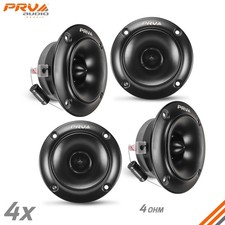4x PRV Shallow 480 Watts Car Audio Bullet Tweeters TW500Ti-4 Titanium 4 Ohm