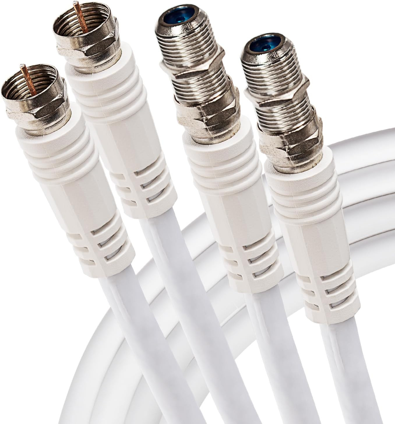 Maplin Twin F Type Male to Twin F Type Female Connector TV Satellite Aerial Exte